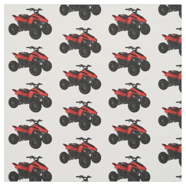 Tissu Illustration de Quad bike atv (Échantillon)