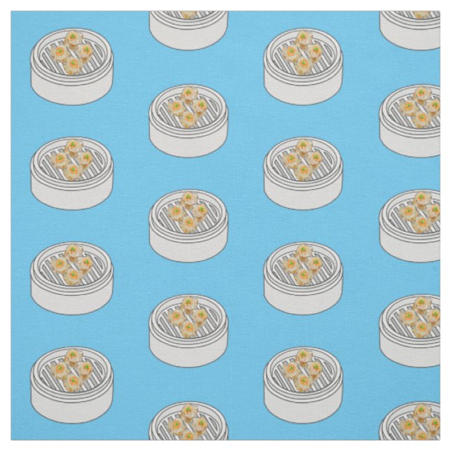 Tissu Illustration de Shumai dim sum (Échantillon)