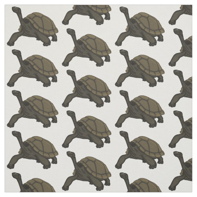 Tissu Illustration de tortue terrestre des Galapagos (Échantillon)
