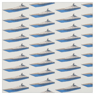 Tissu Illustration de yacht