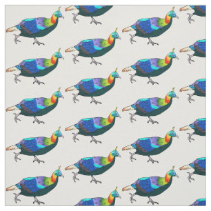 Tissu Illustration d'oiseau monal himalayen