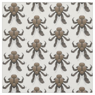 Tissu Illustration du crabe de coco