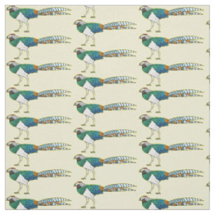 Tissu Illustration du faisan de Lady Amherst
