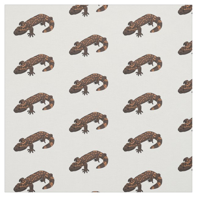 Tissu Illustration du monstre Gila (Échantillon)