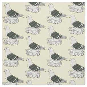 Tissu Illustration du pigeon pigeon du Bouclier de Saxon