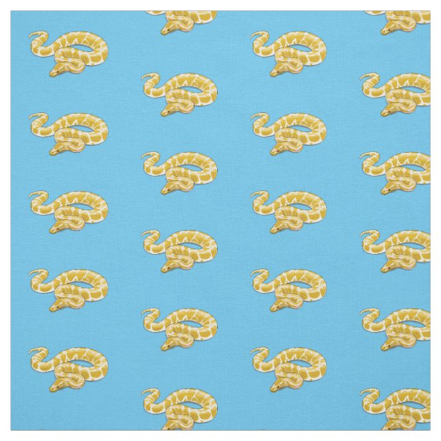 Tissu Illustration du serpent python birman (Échantillon)