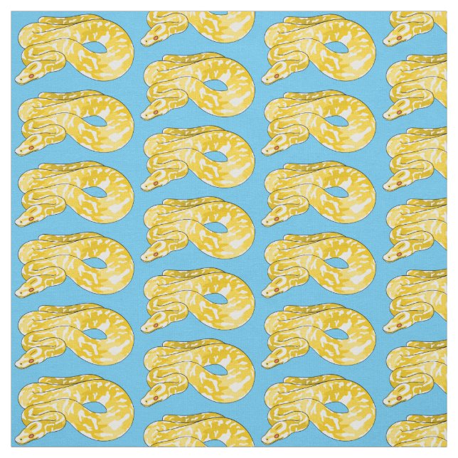 Tissu Illustration du serpent python birman (Échantillon)