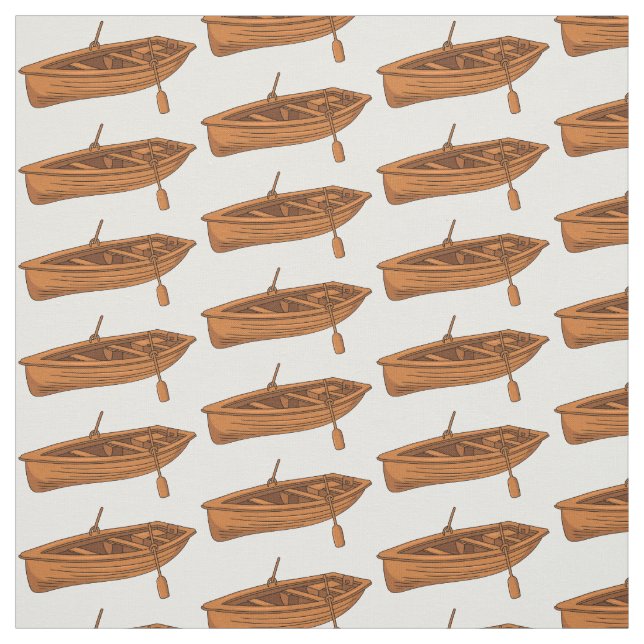 Tissu Illustration d'un bateau à roues (Échantillon)