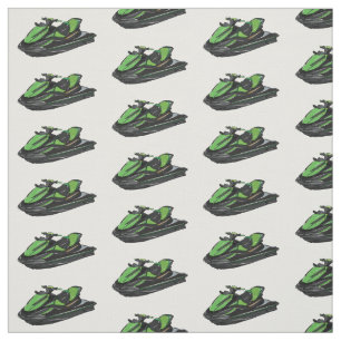 Tissu Illustration Jet ski