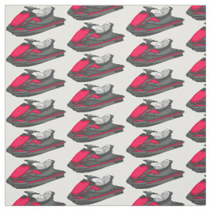 Tissu Illustration Jet ski