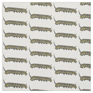 Tissu Illustration Monarch caterpillar