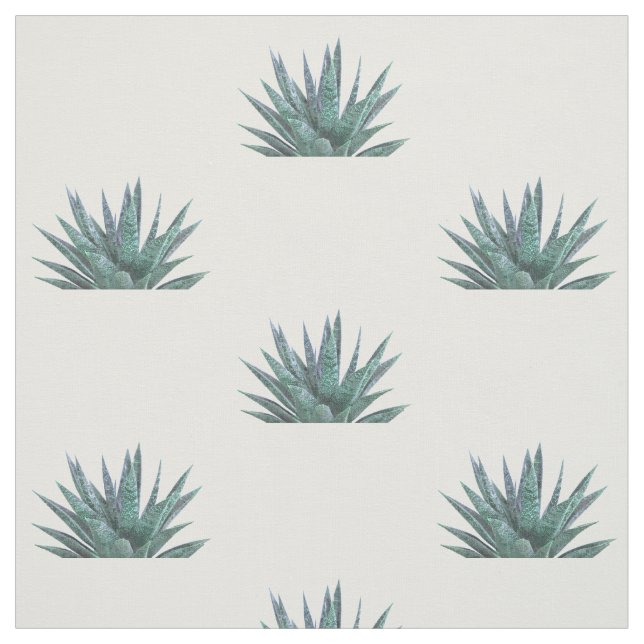 Tissu Illustration succulente (Échantillon)