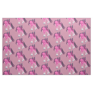 Tissu Imaginaire Pixie Fairy Clydesdale Horse