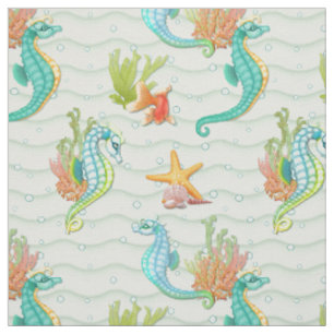 Tissu Imaginaire Seahorse