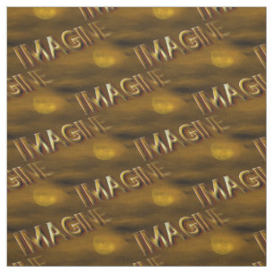 Tissu Imaginez Imaginaire Lune Motif inspirationnel