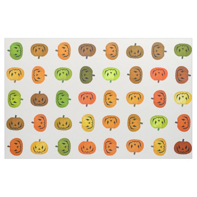 Tissu Impression amusante Jack-O-Lantern (Fat Quarter)