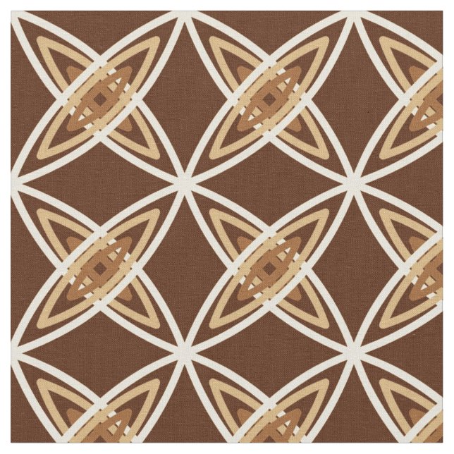 Tissu Impression atomique moderne du milieu du siècle -  (Fermer)