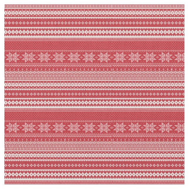 Tissu Impression Classique Fair Isle (Fermer)