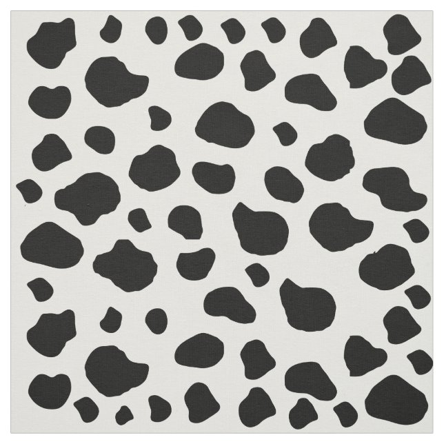 Tissu Impression De Vache, Motif De Vache, Spots De Vach (Échantillon)