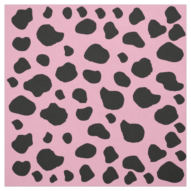 Tissu Impression de vache, Motif de vache, Spots de vach (Échantillon)