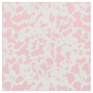 Tissu Impression de vache rose clair