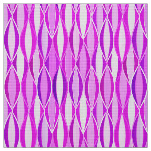 Tissu Impression du ruban du milieu du siècle - orchidée