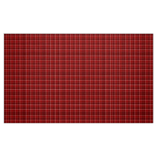Tissu imprimé en tissu rouge plaid