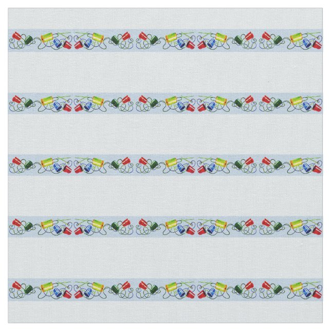 Tissu imprimé notions de couture (Fermer)