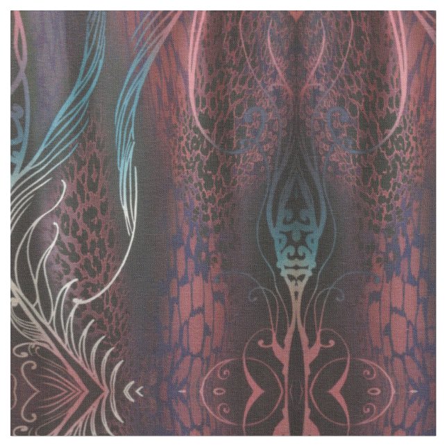 Tissu imprimé par soie (Fermer)