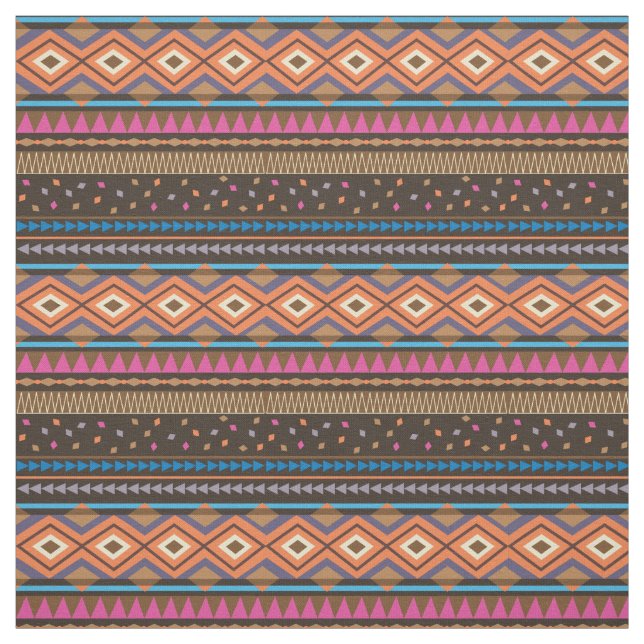 Tissu imprimé Tribal de style sud-ouest (Échantillon)