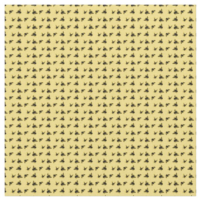 Tissu Imprimez des abeilles classiques CUSTOMISEZ la cou (Fermer)