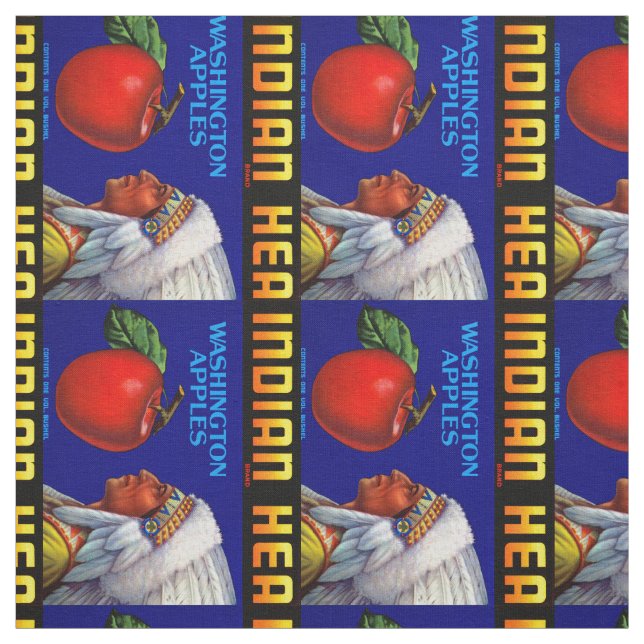 Tissu Indian Head Washington Apples (Échantillon)