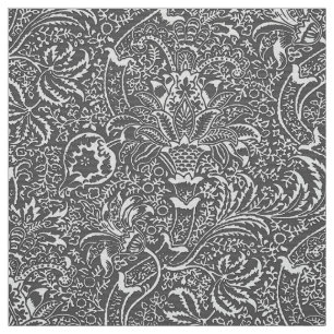 Tissu Indien, graphite et gris-clair de William Morris