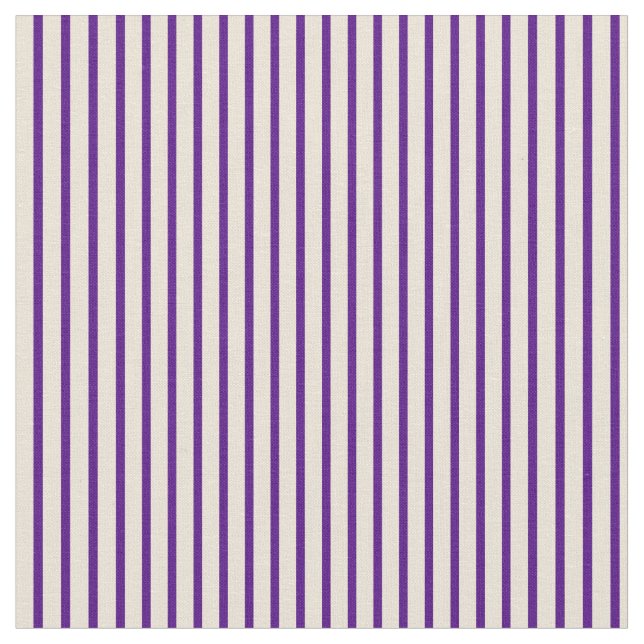 Tissu Indigo & Bisque Coloured Striped/Linked Motif (Fermer)