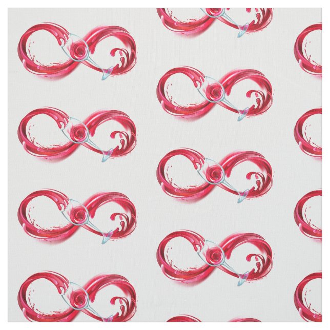 Tissu Infinity with Red Wine (Échantillon)