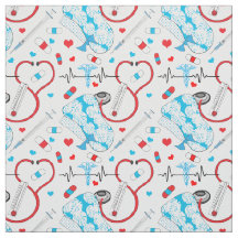 Infirmière Cute Stethoscope | Docteur Motif EKG