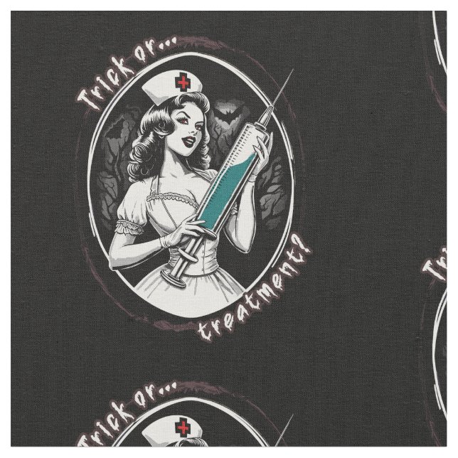 Tissu Infirmière d'Halloween (Fermer)