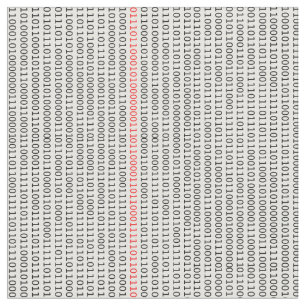 Tissu Ingénieur informatique de code binaire