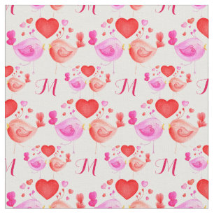 Tissu Inséparable art monogramme textile motif répétitif