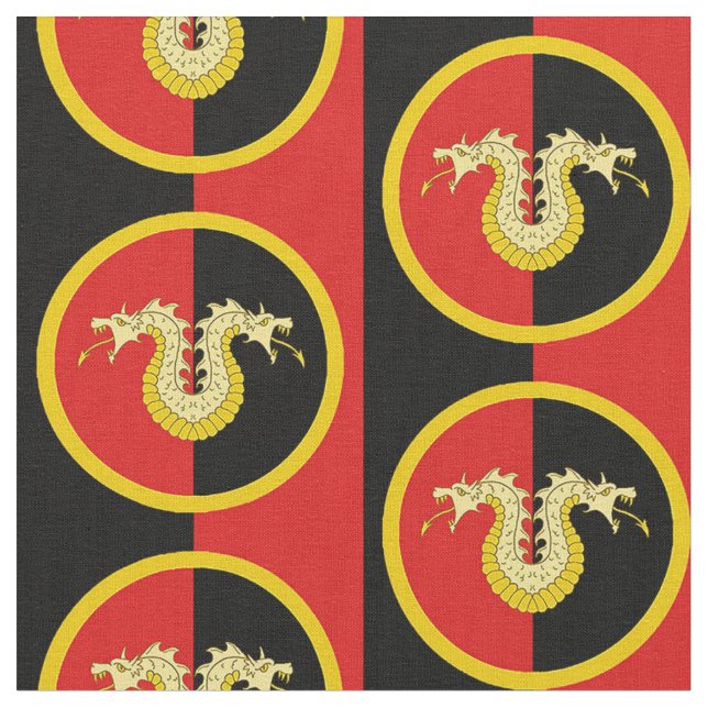 Tissu Insigne de populace Laire de SCA Dragon (Fermer)