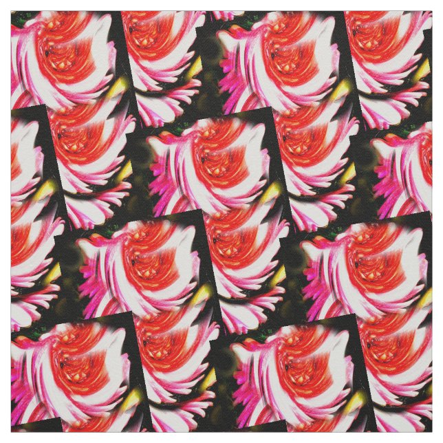 Tissu Inspirations rouges (Échantillon)