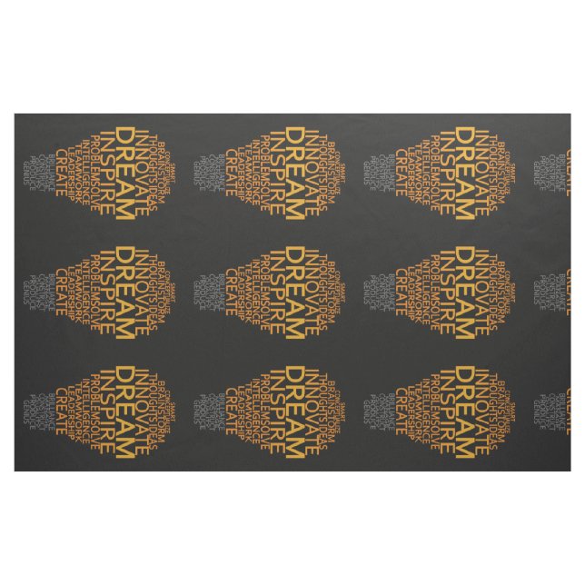 Tissu inspiré de coutume d'ampoule (Fat Quarter)