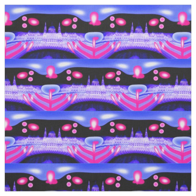 Tissu Invasion Alien (Échantillon)
