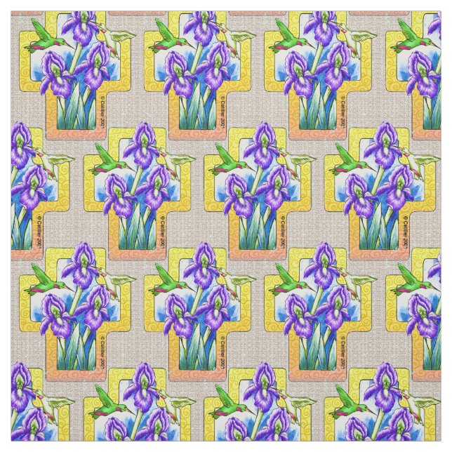 Tissu Iris Cross Christian Fabric (Échantillon)