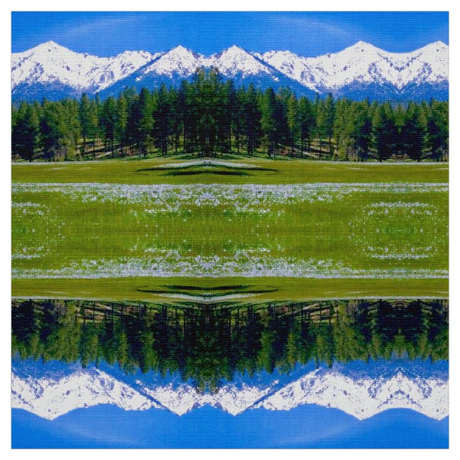Tissu Iris des montagnes (Échantillon)
