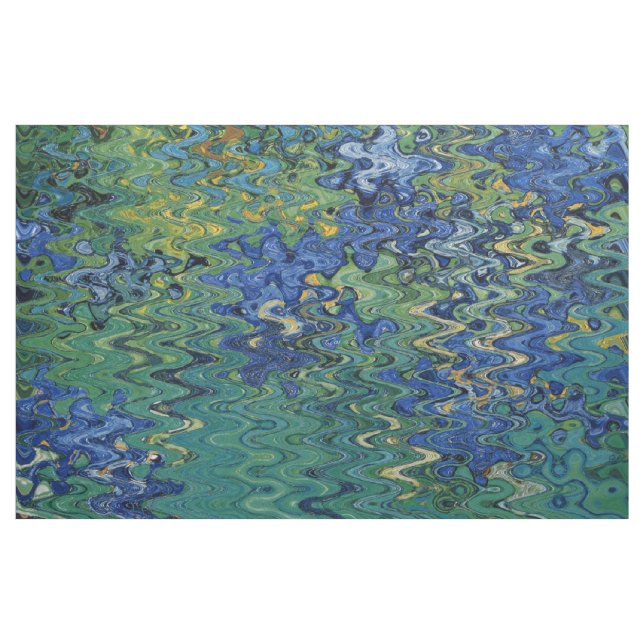 TISSU IRIS REFLÉTÉ DANS L'EAU (Yard)