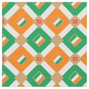 Tissu Irish Flag et Irlande Mode tissus branchés