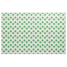 irish trois feuille motif de trèfle Fabric