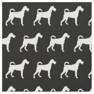 Tissu Irlandais Terrier Chien Silhouette Animal