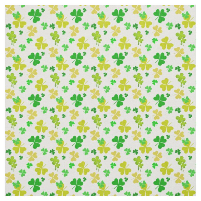 Tissu irlandais trois motif feuille (Échantillon)